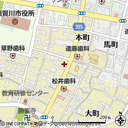 福島県須賀川市大町242周辺の地図
