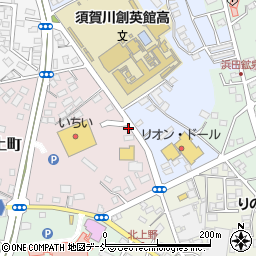 福島県須賀川市北上町111周辺の地図