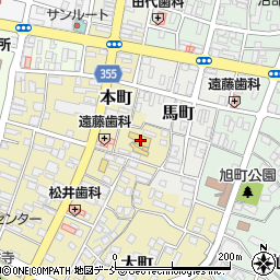 須賀川市役所　風流のはじめ館周辺の地図