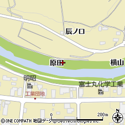 福島県須賀川市西川原田周辺の地図