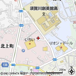 福島県須賀川市北上町76周辺の地図