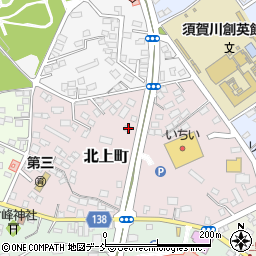 福島県須賀川市北上町22周辺の地図
