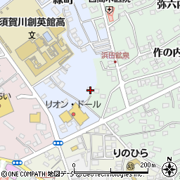 福島県須賀川市緑町104周辺の地図