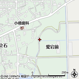 福島県須賀川市和田愛宕前周辺の地図
