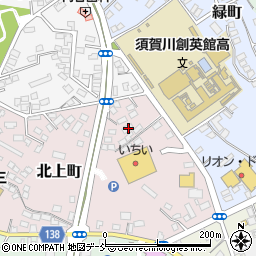 福島県須賀川市北上町60-1周辺の地図