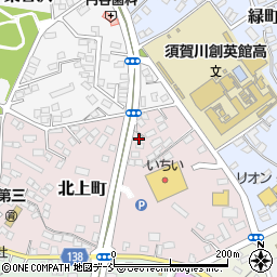 福島県須賀川市北上町18周辺の地図