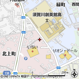 福島県須賀川市北上町66周辺の地図