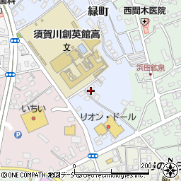 福島県須賀川市緑町109周辺の地図