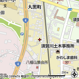 福島県須賀川市大黒町140-1周辺の地図