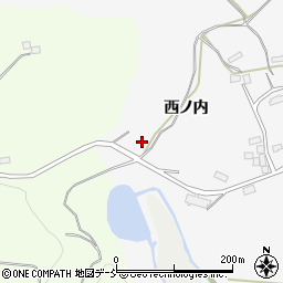 福島県須賀川市塩田蝦夷塚周辺の地図