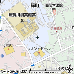福島県須賀川市緑町108-5周辺の地図