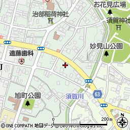 梅津銃砲火薬店周辺の地図