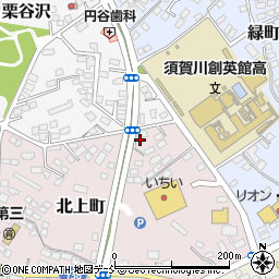福島県須賀川市北上町11周辺の地図