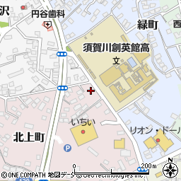 福島県須賀川市北上町4周辺の地図