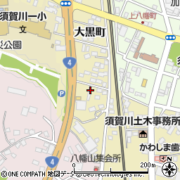 福島県須賀川市大黒町45周辺の地図