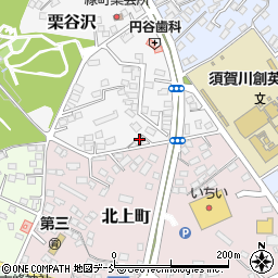 福島県須賀川市栗谷沢124-1周辺の地図