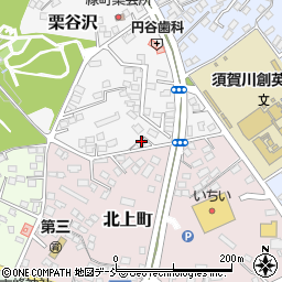 福島県須賀川市栗谷沢124周辺の地図