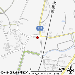 小塩江郵便局周辺の地図