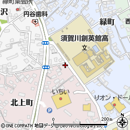 福島県須賀川市北上町1周辺の地図