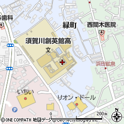 福島県須賀川市緑町93-12周辺の地図