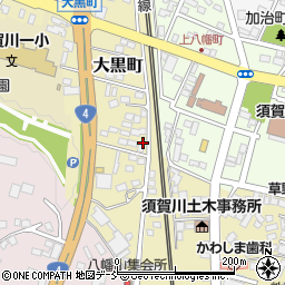 福島県須賀川市大黒町128周辺の地図