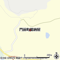 石川県輪島市門前町能納屋周辺の地図