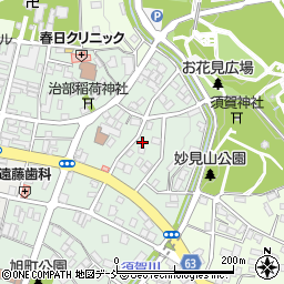福島県須賀川市東町周辺の地図