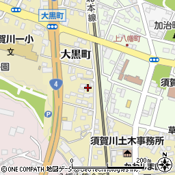 福島県須賀川市大黒町127周辺の地図