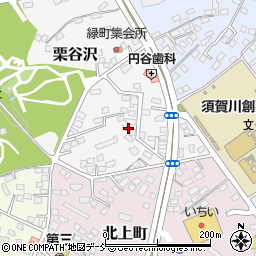 福島県須賀川市栗谷沢113-8周辺の地図