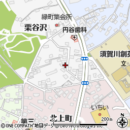 福島県須賀川市栗谷沢101-33周辺の地図