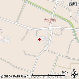 福島県須賀川市大久保向周辺の地図