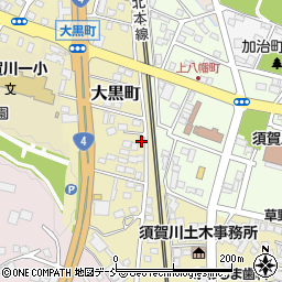 福島県須賀川市大黒町113周辺の地図