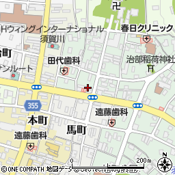 安田畳店周辺の地図