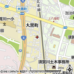 福島県須賀川市大黒町114周辺の地図