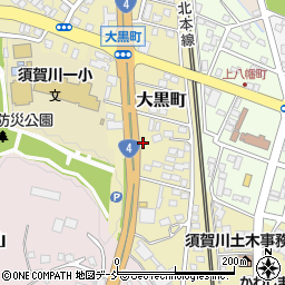福島県須賀川市大黒町123周辺の地図