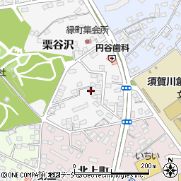 福島県須賀川市栗谷沢104-12周辺の地図