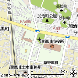 須賀川市役所　水道施設課事業係周辺の地図