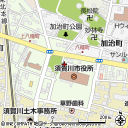 須賀川市役所　保険年金課国保給付係周辺の地図