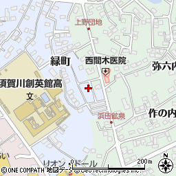 福島県須賀川市緑町93-29周辺の地図
