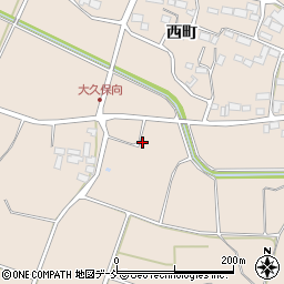 福島県須賀川市大久保反田周辺の地図