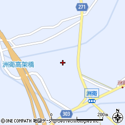 石川県輪島市三井町洲衛ロ周辺の地図