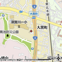 福島県須賀川市大黒町103周辺の地図