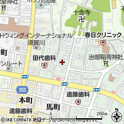 有限会社内藤酒店周辺の地図