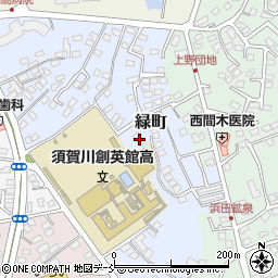 福島県須賀川市緑町89-1周辺の地図
