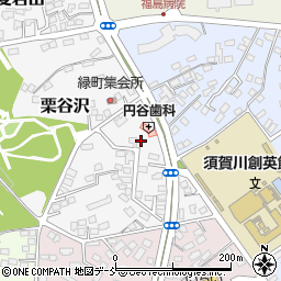 福島県須賀川市栗谷沢101-11周辺の地図