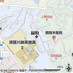 福島県須賀川市緑町92-11周辺の地図