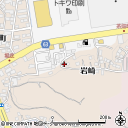 福島県須賀川市岩崎78周辺の地図