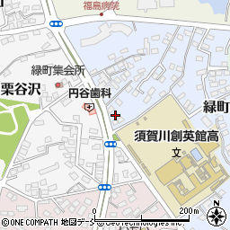 福島県須賀川市緑町38-6周辺の地図