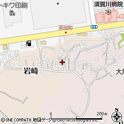 福島県須賀川市岩崎153周辺の地図