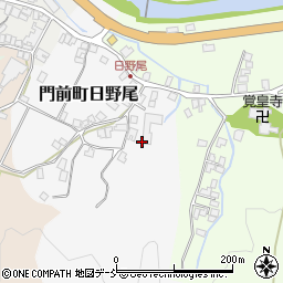 石川県輪島市門前町日野尾ニ周辺の地図